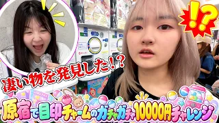 【お買い物】原宿で目印チャームのガチャガチャ10000円チャレンジ - はねまりチャンネル