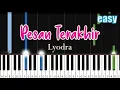 Download Lagu Lyodra - Pesan Terakhir (EASY Piano Tutorial)