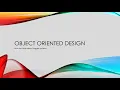 Stage 4 Intro to Object Oriented Design