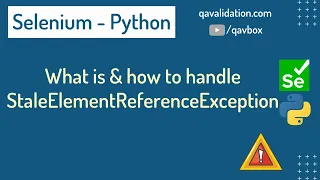 What is how to effectively handle StaleElementReferenceException in Selenium python