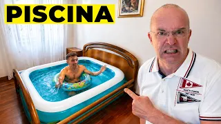 I TURNED MY DAD S BED INTO A SWIMMING POOL