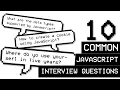 Top 10 Javascript Job Interview Questions Answers