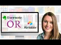Organize Your Craft Supplies Digitally Evernote vs Airtable