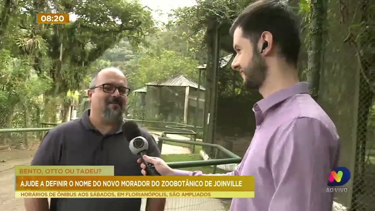 Conheça o mais novo morador do zoobotânico de Joinville