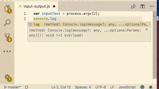 Learn NodeJS - Input Output