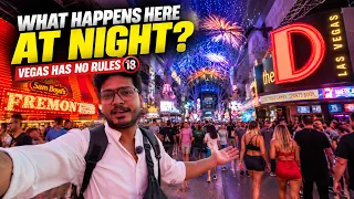 Adult Nightlife Of Las Vegas(America 🇺🇸) Fremont Street 😍| Ep:105 |Road Trip To America🇺🇸