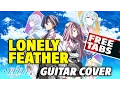 Download Lagu Gakusen Toshi Asterisk OST – Lonely Feather (fingerstyle acoustic guitar FREE tabs)