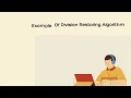 Division Restoring Algorithm