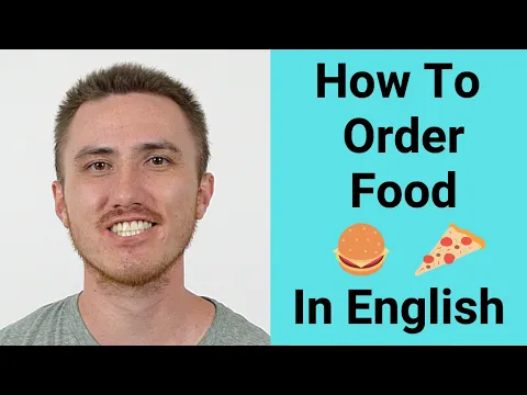 How to ORDER FOOD in English