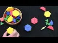 Grade 2 Math Lesson Covering Pattern Blocks With Equal Size Pieces