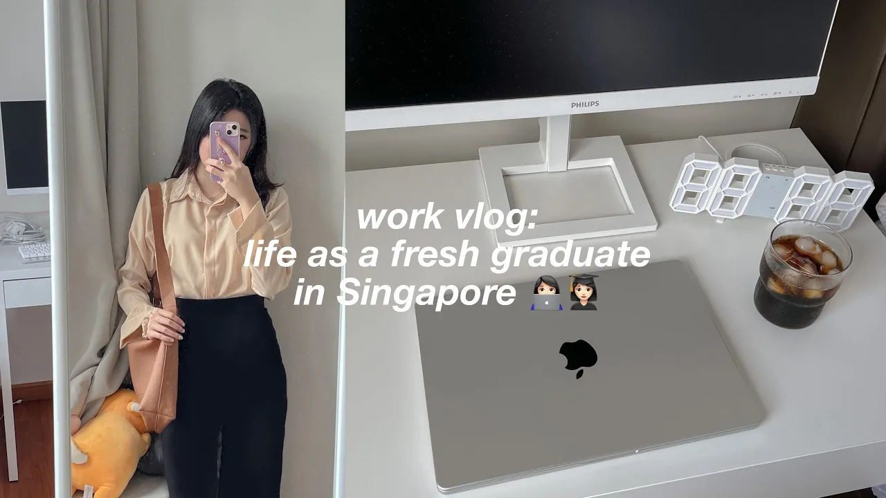 work week in my life: life as a fresh graduate in singapore 👩🏻‍💻👩🏻‍🎓