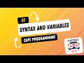 02 CAPL Syntax and Variables