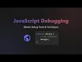 Master JavaScript Debugging Tools Techniques Best Practices