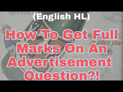 Download MP3 How To Answer an English HL p1 Advertisement Question (Full Lesson)