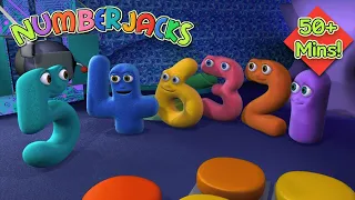 Teaming Up With The Numberjacks! 😃 Numberjacks FULL Episode Compilation | 50+ Mins