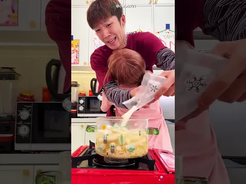 Big Brother Secretly Fixed His Sister's Noodles 🥹🍜