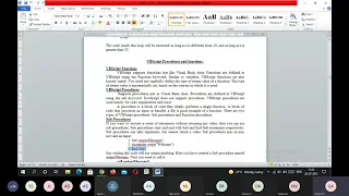 VBScript Procedures and Functions