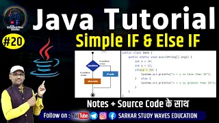 20 JAVA Programming Tutorial Java Conditional Statement - Simple IF and IF Else By Arvind