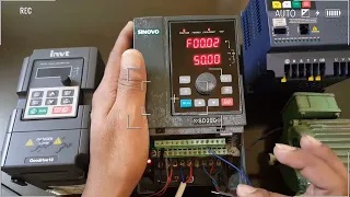 اعادة ضبط البارامترات مع ضبط المصنع انفرتر سينوفو SD200 SINOVO 