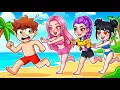STUCK in a GIRLS ONLY Beach Party with KPOP GIRLS