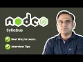 Complete Node js Syllabus Roadmap 2025 Learn Backend Step by Step