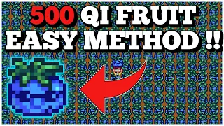 Stardew Valley 1 5 0 Effort Method To Get 500 QI Fruit