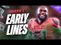 9 Early NFL Week 1 Best Bets To Make NOW ATS Totals Moneyline Picks Predictions 2026