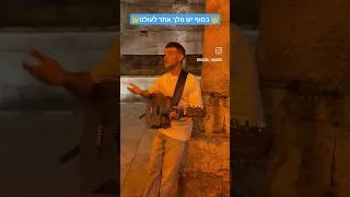 תודה על הזכות לשיר את השיר הזה במנהרות הכותל קרדיט Nadav Hanzis 