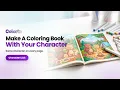 How to Make a Coloring Book With Your Own Character AI