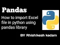 Tutorial 5 - How to import excel file in python in python jupyter notebook
