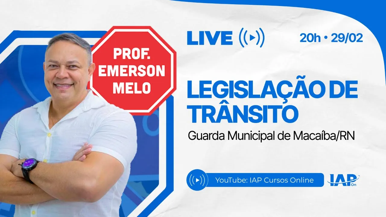 Legislação de Trânsito para Guarda Municipal de Macaíba/RN