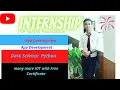 Internship 2K21 Web Development App Development Data Science Python IOT Free Certificate