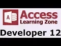 MIcrosoft Access Developer Level 12 - Introduction