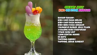 Es Creamy Jelly Udah Bikin Nagih, Apalagi Kalau Ditambah Kiko Ice Stick Anggur! - MASAK GESS!!