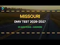 Missouri DMV Written Test 2026-2027 25 Real Questions with Explained Answers