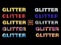 How to create Glitter Text Effect in Adobe Illustrator Tutorial