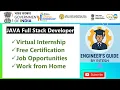 Java Full Stack Web Developers Internship