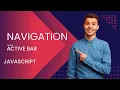 Navigation Link Active by HTML CSS JavaScript