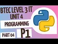 BTEC Level 3 IT - Unit 4