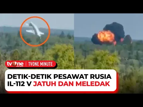 Nahas, Pesawat Rusia Jatuh dan Menewaskan 3 Kru di Dalamnya