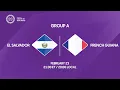 Lagu El Salvador vs French Guiana | 2026 Concacaf Under-20 Qualifiers