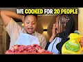 Lagu We Cooked for 20 People — she was shocked!! || It Wasn’t Easy 🔥