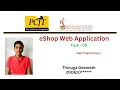 Web Programming 1 Task 5 eShop Java Institute