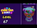 Cube Tap Sort Level 67 Walkthrough