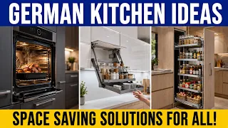 15 German Kitchen Design Secrets That ACTUALLY Save Space