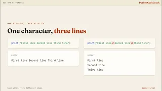 Python Escape Characters Master n and t for Clean Professional Output
