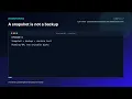 KVM Snapshots Backup Tested Restore