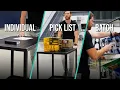 Batch Picking vs Single Order vs Pick List See Who Wins