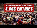 2022 World Series of Poker Main Event Draws 8 663 Entries