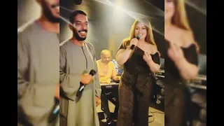  فنان الصعيد محمود السوهاجي ولارا  راكب العربيه دندنها
